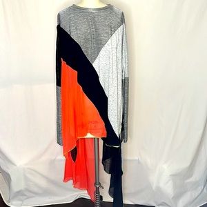 Pope London High-Low Blouse